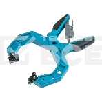 Струбцина Gross 20805 клещеобразная пластиковый корпус храповый механизм жесткой фиксации 4''/100м, фото9