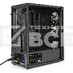 Корпус Miditower ExeGate EVO-8227-EVO800 (ATX, БП EVO800RGB с вент. 12 см, 2*USB+1*USB3.0+HD Audio, черный, 3 вент. RGB, закаленное стекло), фото3