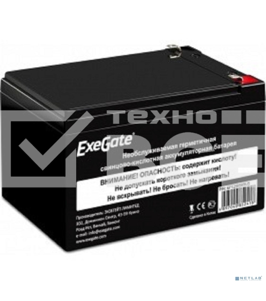 Батарея ExeGate EX285952RUS DTM 12072 (12V 7,2Ah, клеммы F1)