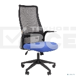 Кресло офисное Chairman 573 Россия черный/синий (7134742), фото 1