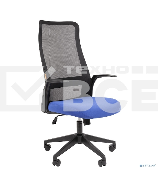 Кресло офисное Chairman 573 Россия черный/синий (7134742)