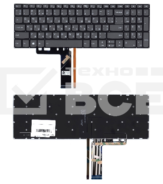 Клавиатура для ноутбука Lenovo IdeaPad 3-15ARE05 черная
