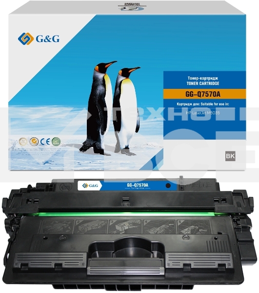 Картридж лазерный G&G GG-Q7570A черный (15000 стр.) для HP LJ M5035