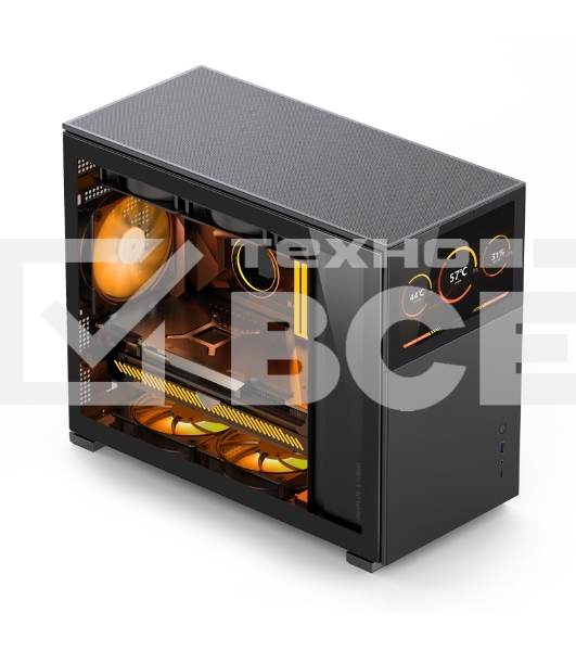Компьютерный корпус JONSBO Computer Case D31 Standard secondary screen version black