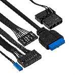 Компьютерный корпус Minitower ExeGate i3 SEA-NPX650 (mATX, БП 650NPX, 2*USB+1*USB 3.0, HD аудио, черный, 1 вент. 12см с RGB подсветкой, передняя и боковая панели - закаленное стекло), фото7