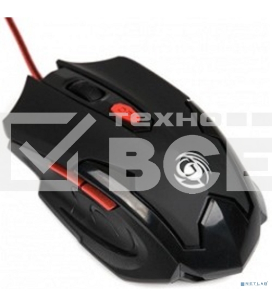 Мышь проводная Dialog Gan-Kata MGK-10U черный, 2400 dpi, USB, кнопки - 6