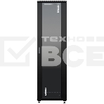 Шкаф коммутационный NTSS Премиум (NTSS-R42U6060GS-1BL) напольный 42U 600x600 мм пер. дв. стекл металл 900 кг черный 510 мм 86 кг 1987 мм 20 металл, фото6