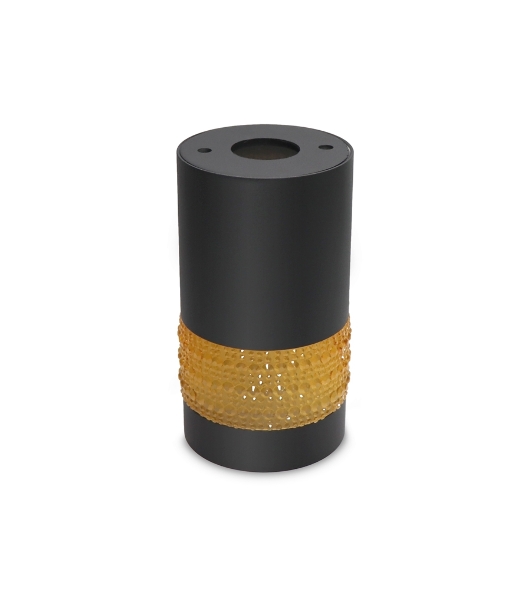 Светильник Ambrella light TN375 SBK/TI черный песок/янтарь GU5.3 D65*117