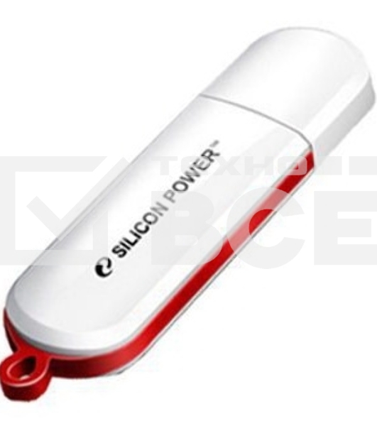 Флеш диск Silicon Power 16Gb LuxMini 320 SP016GBUF2320V1W USB2.0 белый
