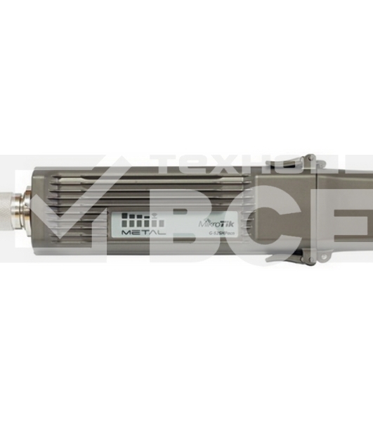 Сетевое оборудование Mikrotik RBMetalG-52SHPacn 2.4/5GHz 802.11a/b/g/n/ac wireless, RouterOS L4, metal case, mounting loops, PoE, PSU, Omni antenna