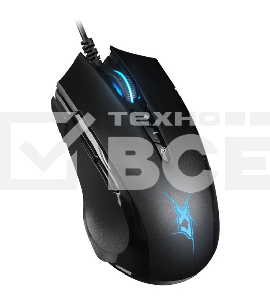 Мышь проводная A4Tech X89 черный, 2400 dpi, USB, кнопки - 8