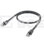 Патч-корд GCR прямой 2.0m UTP кат.6, серый, 24 AWG, ethernet high speed, RJ45, T568B, GCR-52592, фото2