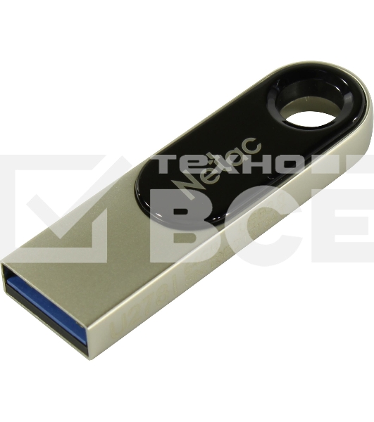 Флеш диск Netac U278 NT03U278N-064G-30PN, 64Gb, USB3.0, металлическая матовая