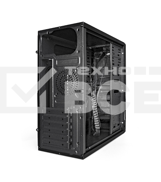 Компьютерный корпус Miditower ExeGate EX293804RUS XP-329S-XP500 (ATX, БП XP500 с вент. 12см, 2хUSB, аудио, черный)