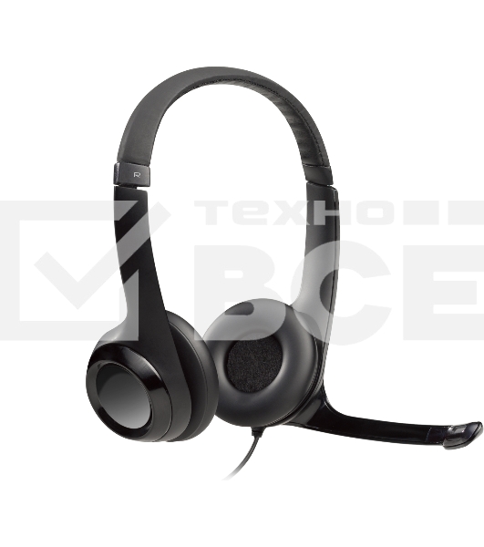 Гарнитура Logitech Headset Logitech H390 USB черный