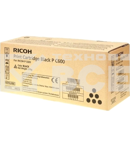 Тонер Ricoh тип P C600 черный
