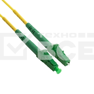 Патч-корд волоконно-оптический ExeGate FC-S-9-LC/APC-LC/APC-3M-LSZH (Шнур ВО SM 9/125 (OS2/G.652.D), LC/APC-LC/APC, Simplex, LSZH, 3м)