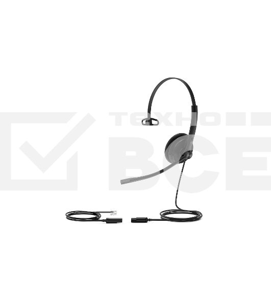 Гарнитура YEALINK YHS34 Lite Mono Моно, Проводная, HD звук, QD, RJ9, шт