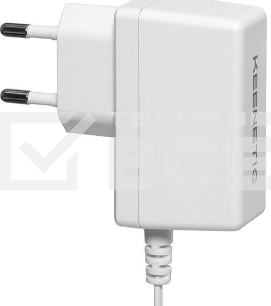 Адаптер питания KEENETIC/ Keenetic PA10 (KPS-1210) Адаптер питания от сети 100–240 В, постоянное выходное напряжение 12 V с током до 1,0 A, для Keenetic c напряжением питания 9 или 12 В и током до 1.0 А