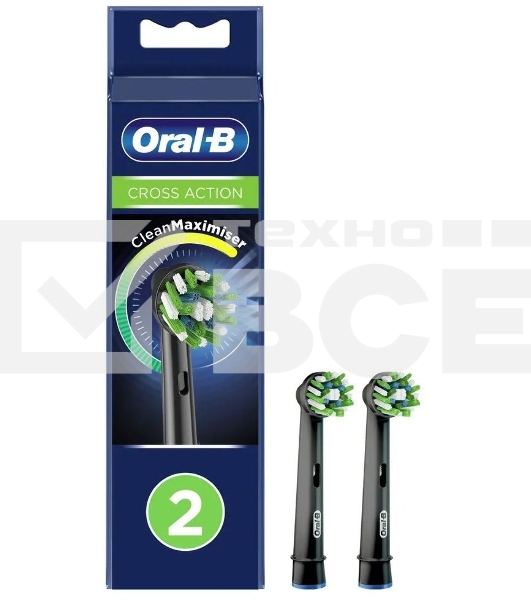 Насадка для зубных щеток Oral-B CrossAction CleanMaximiser (упак.:2шт)