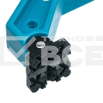 Струбцина Gross 20805 клещеобразная пластиковый корпус храповый механизм жесткой фиксации 4''/100м, фото5