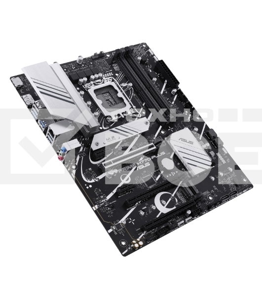 Материнская плата ASUS PRIME H770-PLUS, LGA 1700, Intel H770, 4xDDR5, 4xSATA, 3xM.2 PCIe 4.0 x4, 1xPCIe 5.0 x16, 2xPCIe 4.0 x4, 1xHDMI, 1xDP, 1xUSB-C 3.2 Gen 2, 2xUSB 3.2 Gen 2, 3xUSB 3.2 Gen 1, 1x 2.5Gb LAN, 3x3.5 мм, 7.1, ATX