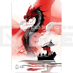 Коврик для мыши Cactus Red Dragon 400x300x3мм (CS-MP-PRO21XL), фото 1