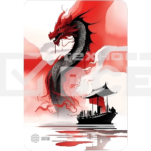 Коврик для мыши Cactus Red Dragon 400x300x3мм (CS-MP-PRO21XL)