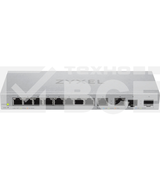 Коммутатор Zyxel XGS1210-12-ZZ0102F 8x1Гбит/с 2x2.5Гбит/с 2SFP+ управляемый