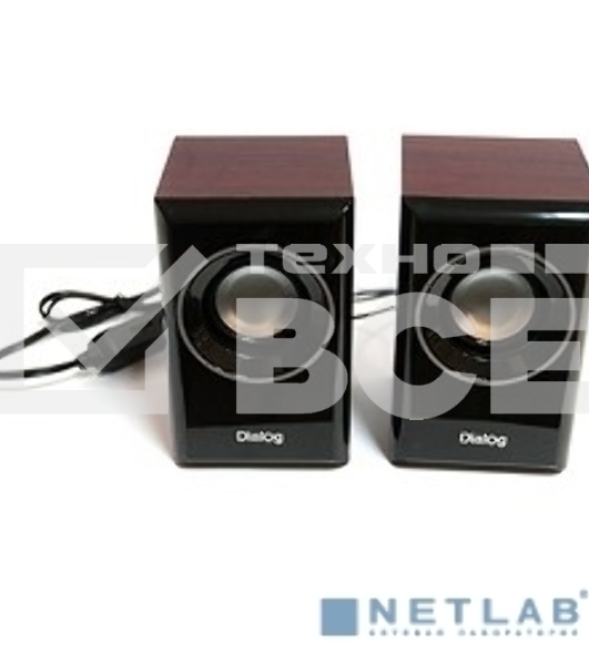 Колонки Dialog AST-15UP Chery {2*3W RMS, активные}