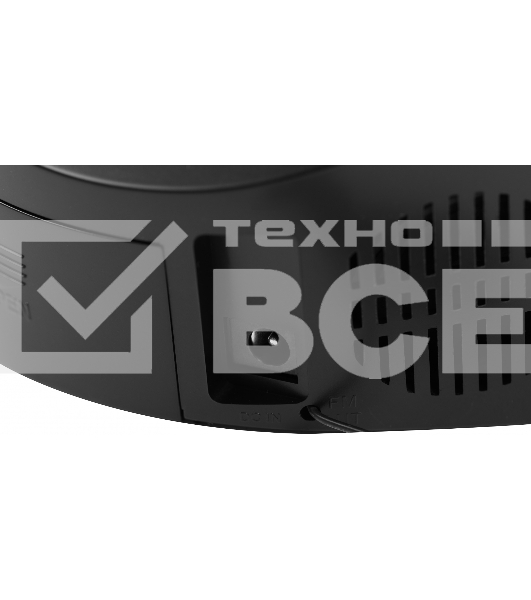 Радиобудильник Harper HCLK-1006 черный LED подсв:зеленая часы:цифровые AM/FM