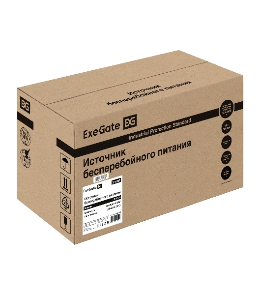 Источник бесперебойного питания ExeGate Smart LB-2200.LCD.AVR.8C13 (2200VA/1300W, цветной LCD, AVR, 8*C13, батарея 12V 9Ah - 2 шт., металлический корпус, Black)