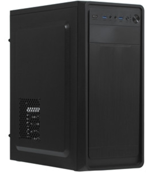 Компьютерный корпус Miditower ExeGate XP-332UC-UNS350 (ATX, БП UNS350 с вент. 12см, 2хUSB 3.0/1хTypeC, аудио, черный)