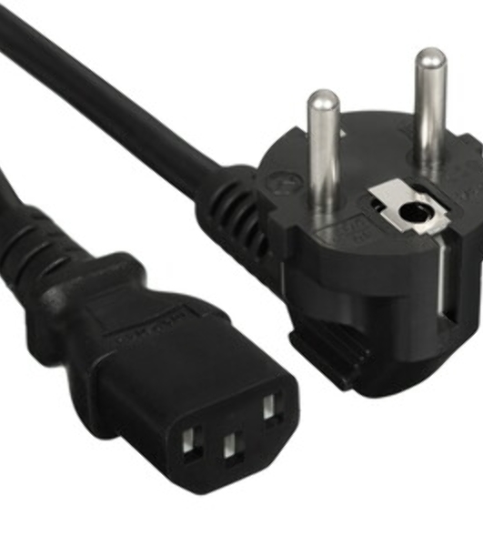 Кабель питания Cablexpert PC-186-1.5-1.5M, Schuko-C13, 3x1.5мм2, 10A, с заземлением, медь, 1.5м, черный, пакет