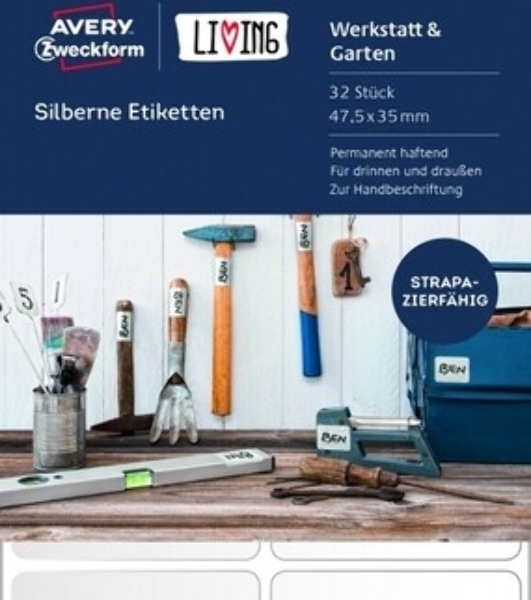 Этикетки самоклеящиеся Avery Zweckform Z-design 59203/59248/59249/59250/59668 16.5x11.5, 5 л, универсальная, 70 г/м2, белый