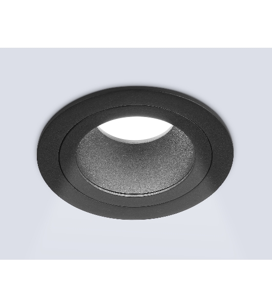 Встраиваемый точечный светильник Ambrella light TN102824 BK/BK черный/черный GU5.3 D92*50