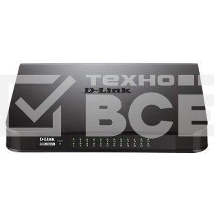 Коммутатор D-Link DES-1024A/E1B, 24-port UTP 10/100Mbps Auto-sensing, Stand-alone, Unmanaged