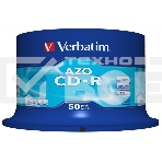 Диск CD-R Verbatim 700Mb 48x Cake Box (50шт) (43343), фото2