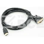 Кабель HDMI/DVI-D 3м SIEMAX 19M - DVI Dual Link, черный, фото2