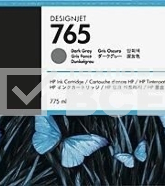 Картридж струйный HP 765 (F9J54A) темно-серый для HP Designjet T7200 (775мл)