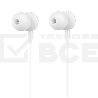 Проводные наушники-вставки с микрофоном Hoco M14 белый