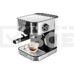 Кофеварка рожковая Centek CT-1164 серебристый, исп. кофе - молотый, 1.5 л, 1150 Вт, 15 Бар., фото 1