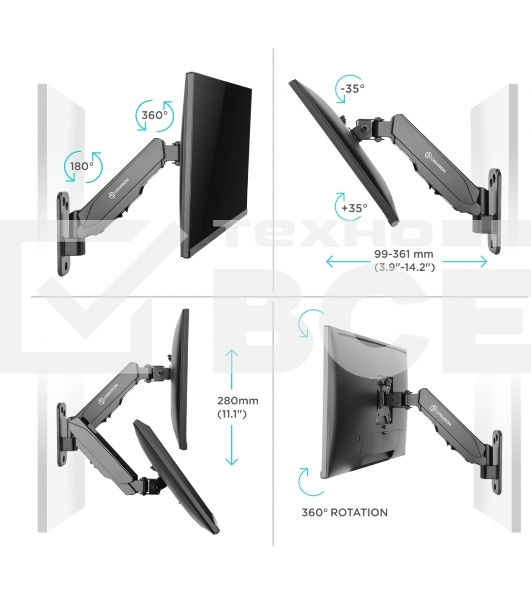 Кронштейн (держатель) ONKRON G120 для телевизора 13