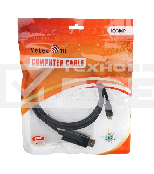 Кабель Telecom USB3.1 Type-Cm --> DP(m) 4K@30Hz, 1.8m <TCC010-1.8M>