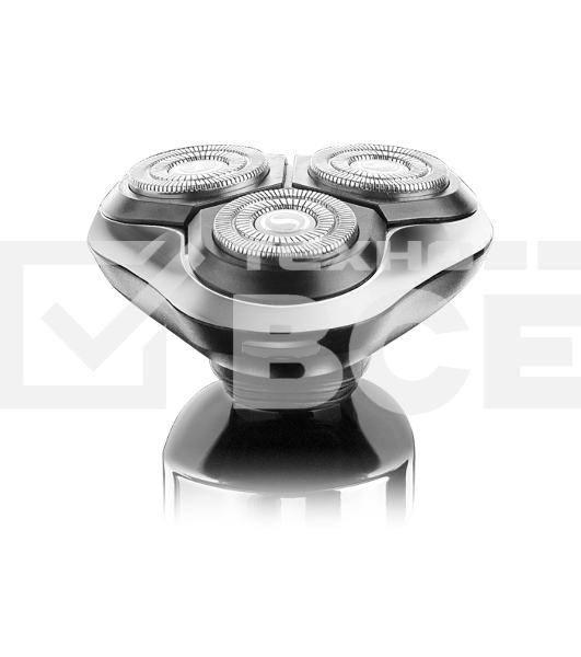 Бритва Centek CT-2175 (черн) ротор 4D, ВЛАЖНОЕ БРИТЬЁ, 3 плав.головки, USB, зарядка 1 час, подставка