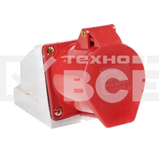 Розетка наруж. уст. 32А 380В 3P+РЕ+N IP44 (125) EKF ps-125-32-380