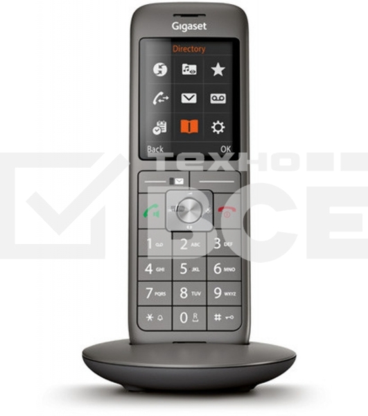 Дополнительная трубка Dect Gigaset CL660HX черный для CL660HX