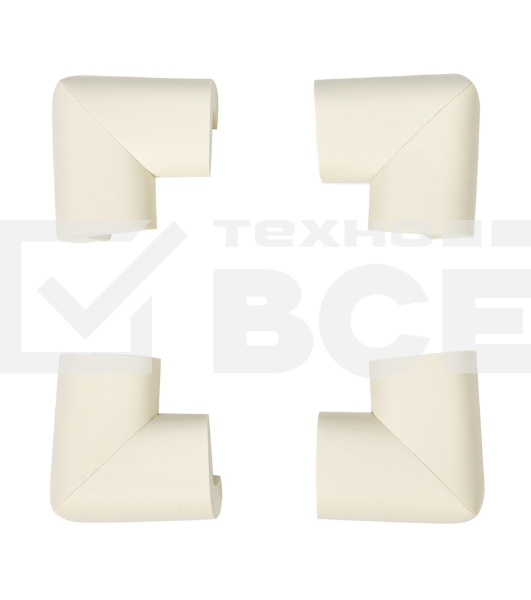 Мягкие накладки-протекторы для мебели (34x11x50 мм) 4 шт.