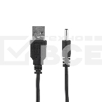 Кабель USB штекер - DC разъем питание 1,4х3,4 мм, спираль 1,5 метра Rexant, фото 1