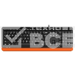 Клавиатура A4Tech Fstyler FKS10 проводная, USB, черный/оранжевый, фото 1